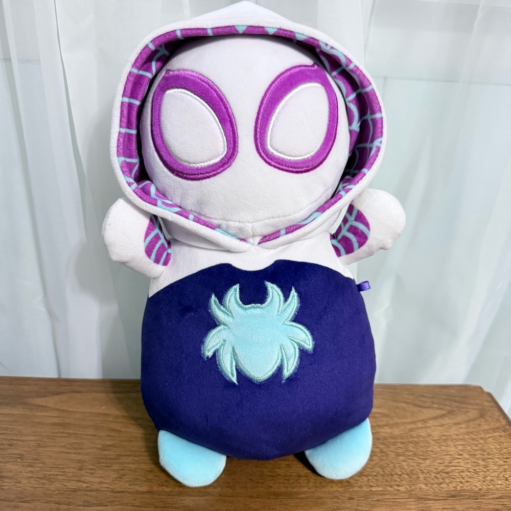 Squishmallows Marvel Spiderman Ghost Spider HugMees Soft Plush 11 In